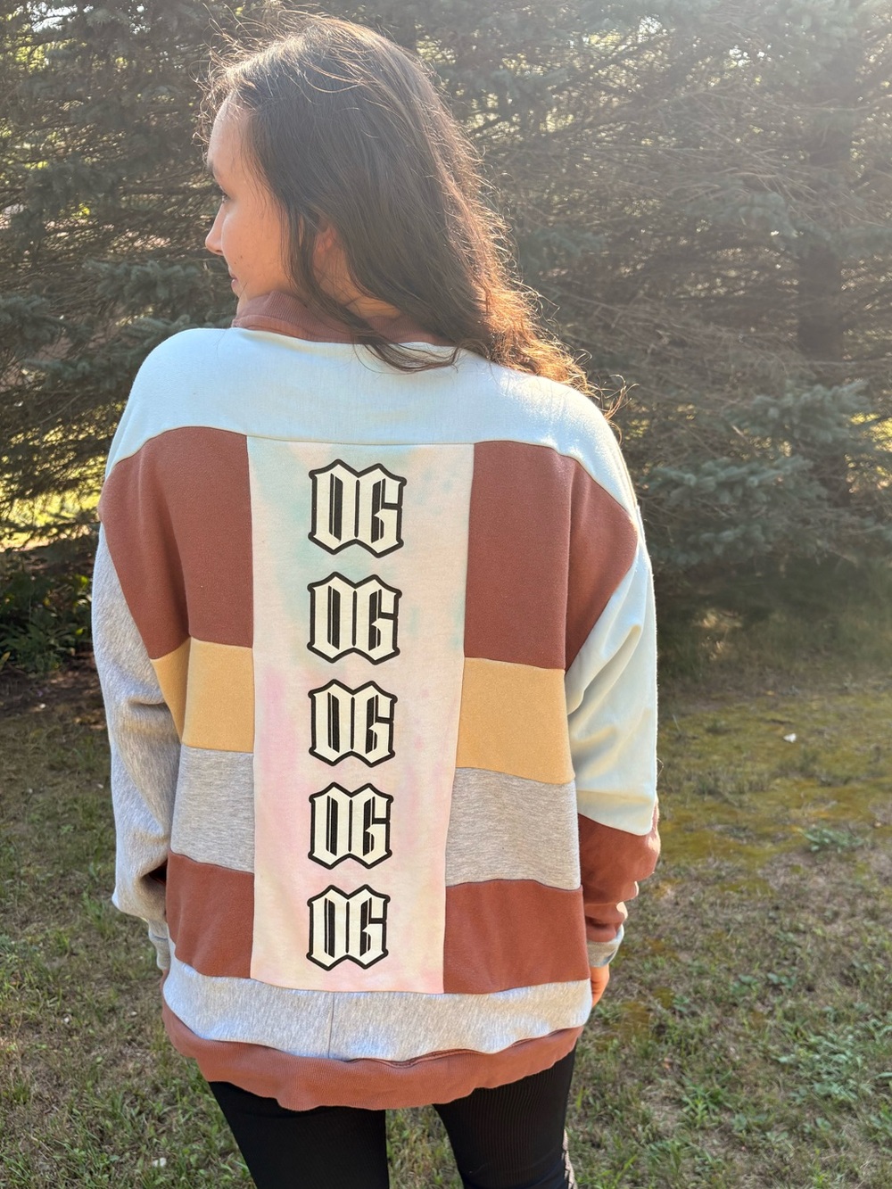 OG Nixin sweatshirt - Upcycled patchwork handmade